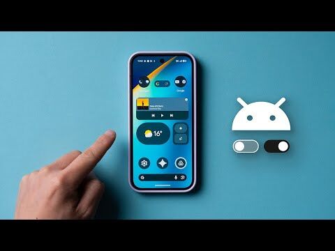 Updated Android interface on smartphone